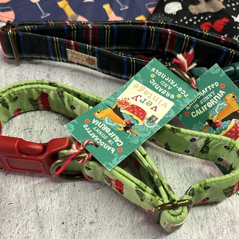 NWT Lot of 5 Large Size Dog Bandanas & Collars
